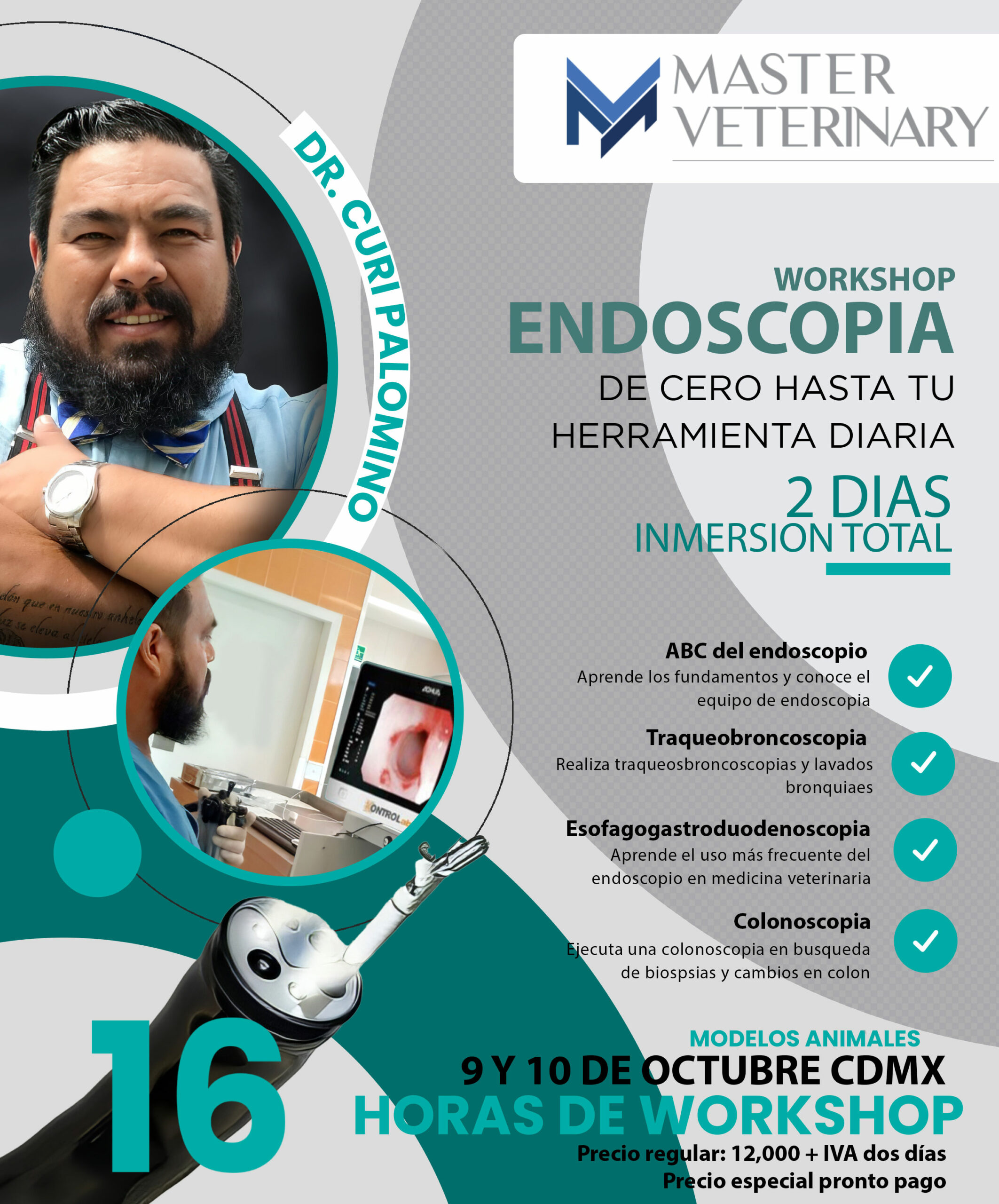 Curso Endoscopia Master Veterianry